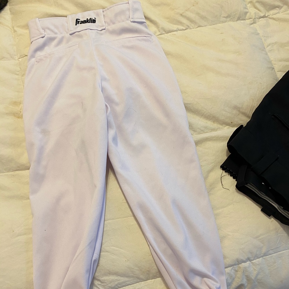 Kids youth small baseball pants